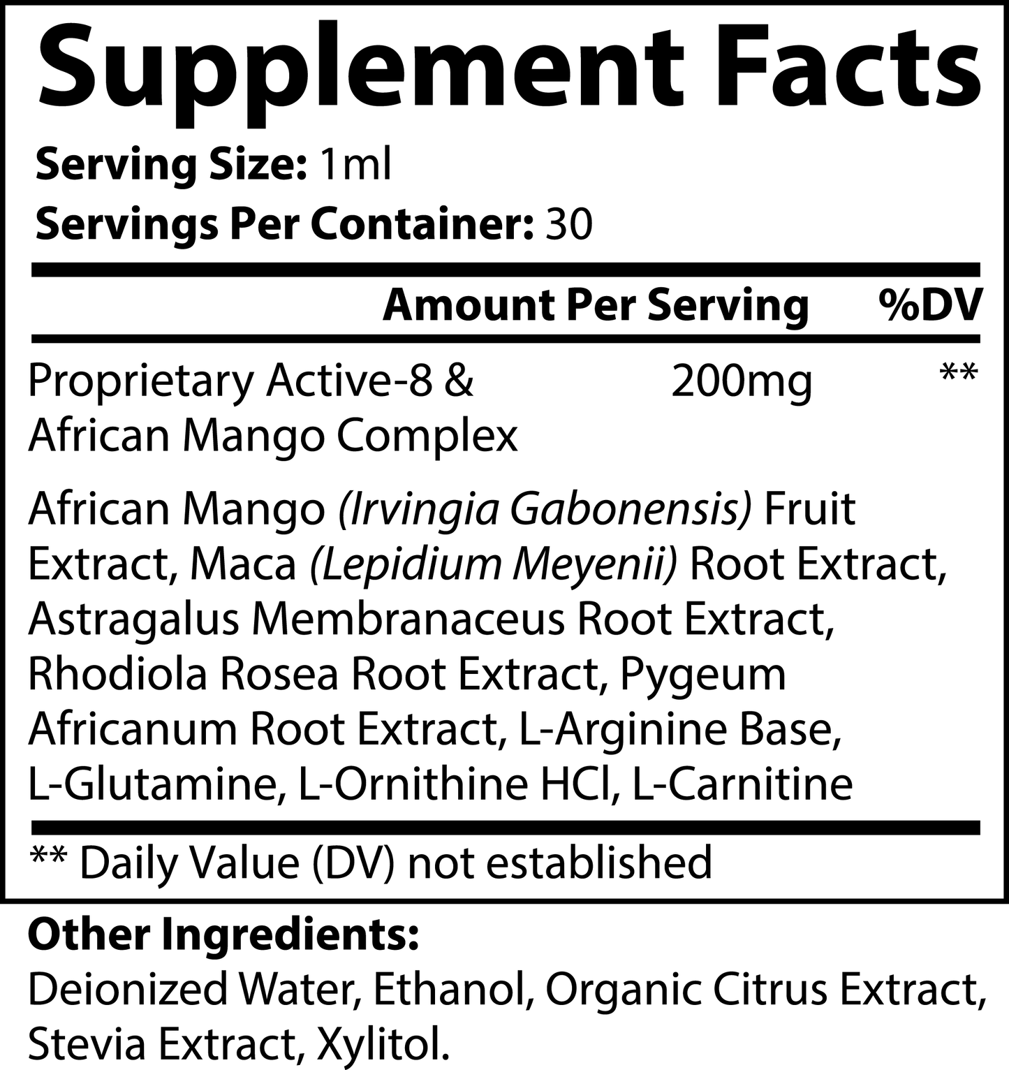 Diet Drops African Mango Complex