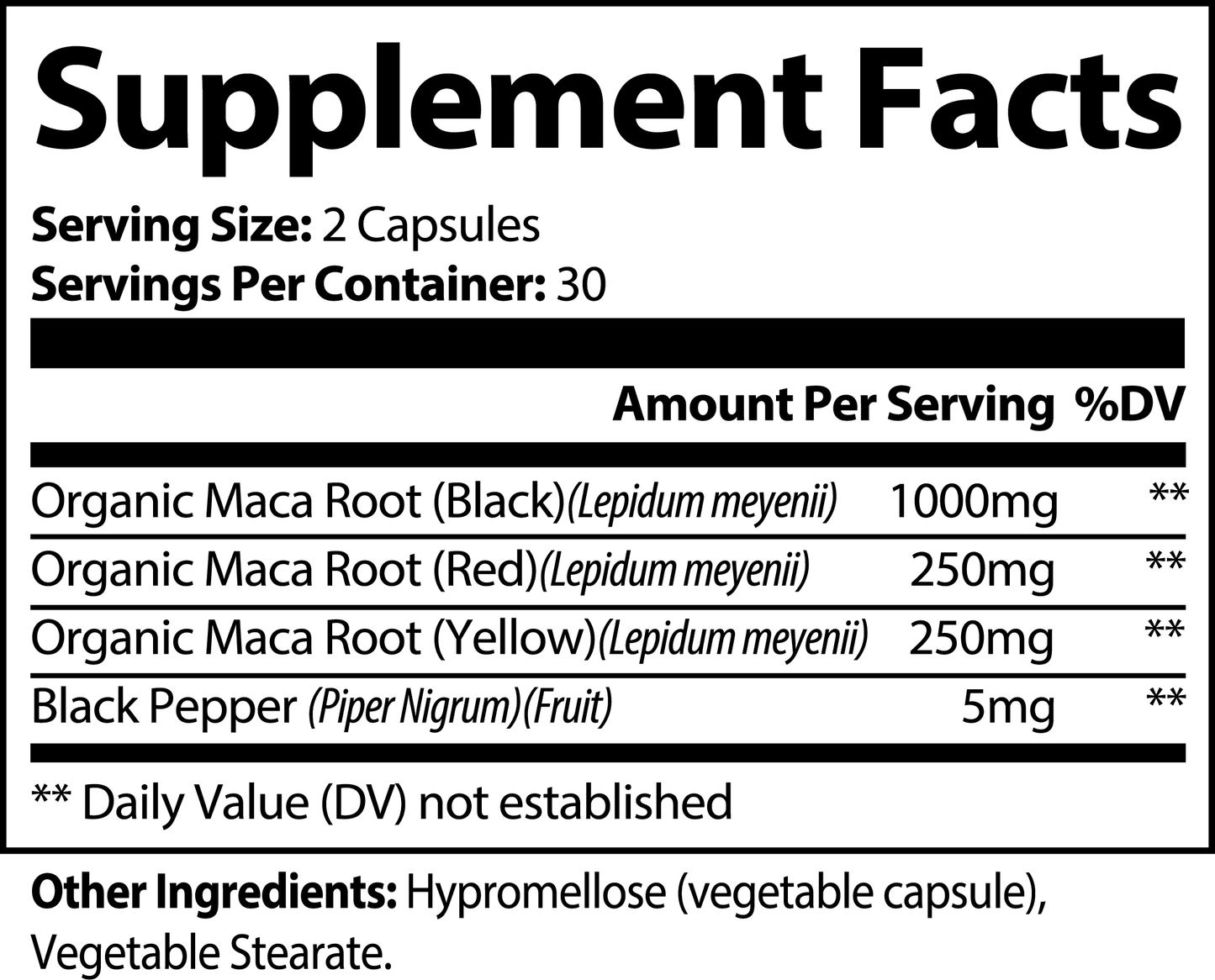 Maca Intensity