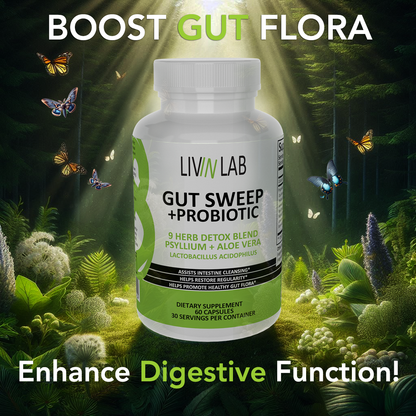 Transform your gut, transform your life – Gut Sweep Probiotic is your ticket to digestive wellness!