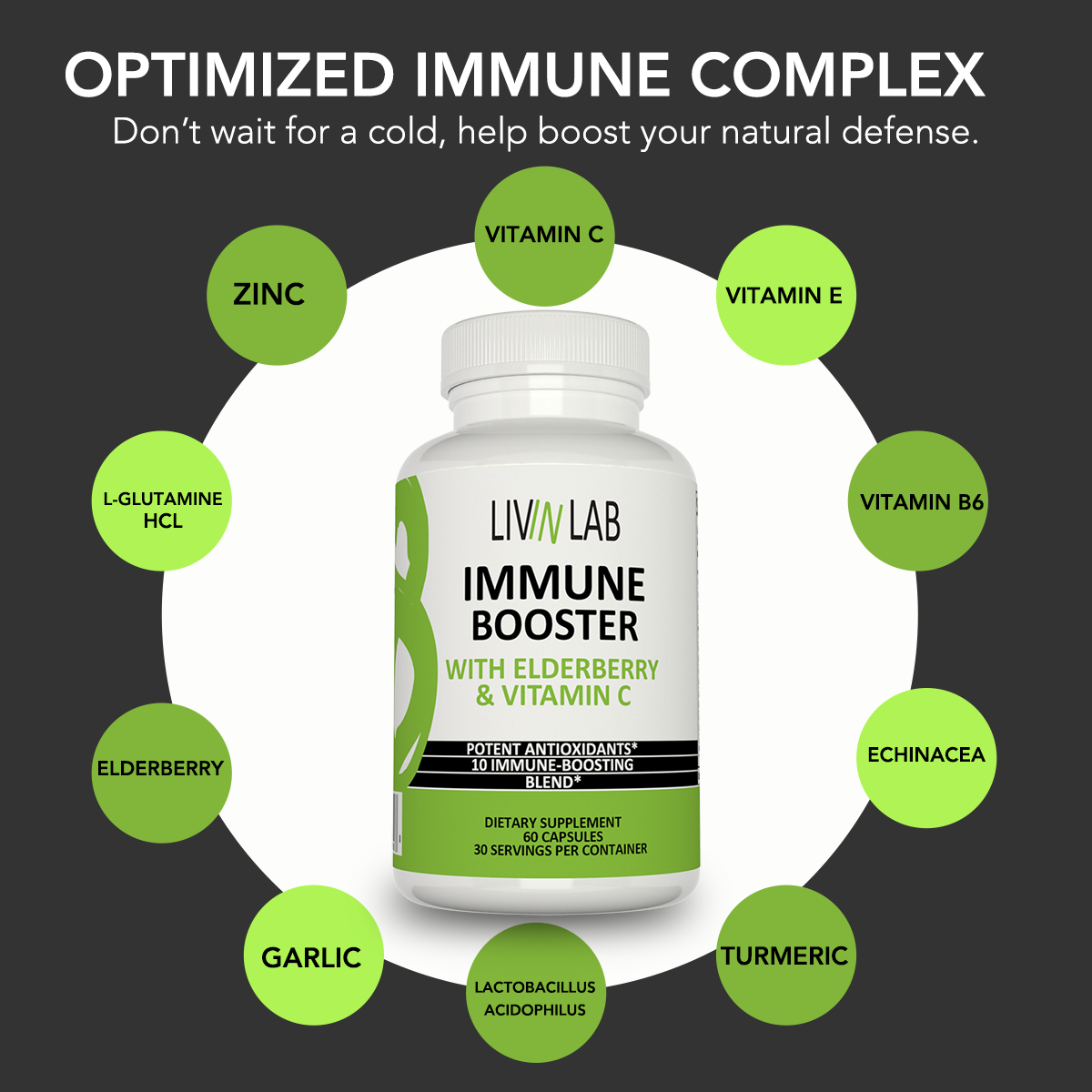 Stay strong, stay healthy – Livin Lab Immune Booster has your back against invaders!