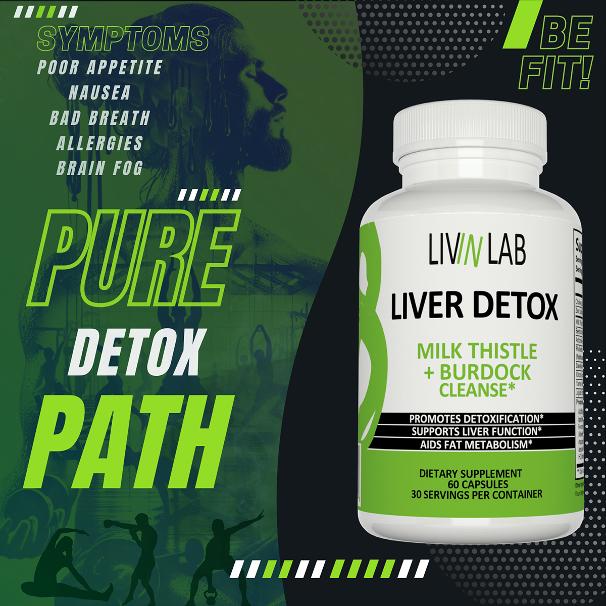 liver detox kit: Promote liver function and clear dark urine naturally. 