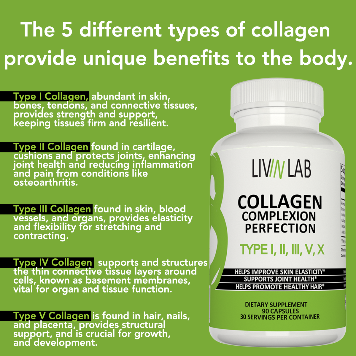 Support Healthy Aging with Collagen Complexion Perfection. Featuring five types of collagen, it helps reduce signs of aging and improves overall skin tone.